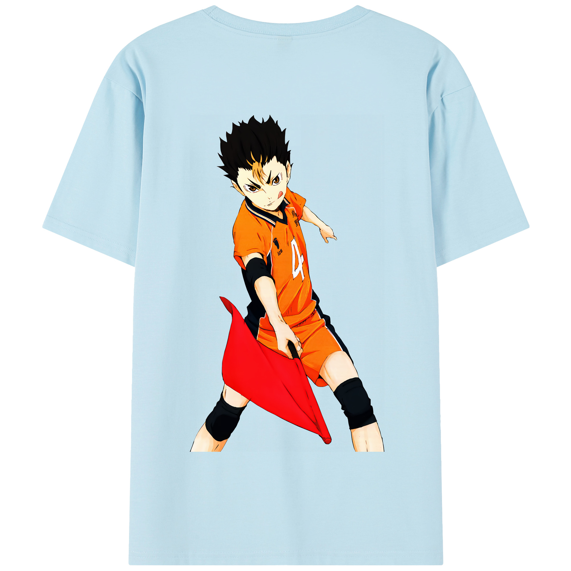 （画像用） ハイキュー!! Haikyu!! 綿100％半袖Tシャツ（背面プリント）